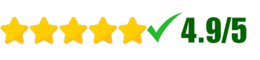 Rating star 4.9/5